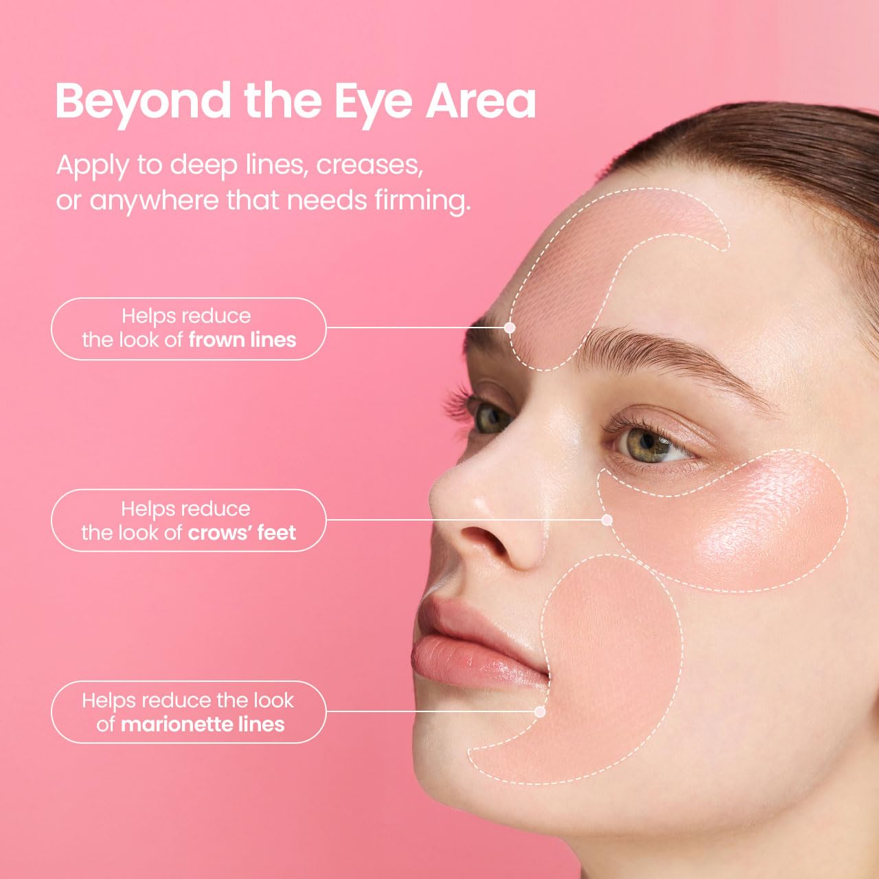 BIODANCE Collagen Peptide Eye Patches, Anti Wrinkle & Smile Line Patches for Face, Under Eye Mask for Fine Lines & Eye Bags, Travel Essentials & Self Care Gifts for Women, Korean Skin Care (60 Count) - Image 8