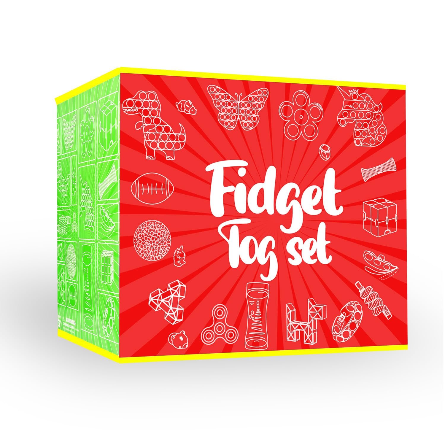 Fidget Toys, 160 Pack Party Favors for Kids 8-12 4-8, Sensory Toys Bulk Autism Autistic, Treasure Box Toys for Classroom, Stocking Stuffers, Goodie Bag Stuffers, Christmas Birthday Gifts Prizes - Image 8