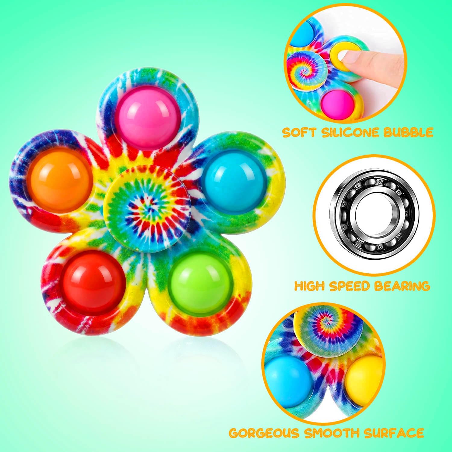 Fidget Toys, 160 Pack Party Favors for Kids 8-12 4-8, Sensory Toys Bulk Autism Autistic, Treasure Box Toys for Classroom, Stocking Stuffers, Goodie Bag Stuffers, Christmas Birthday Gifts Prizes - Image 9
