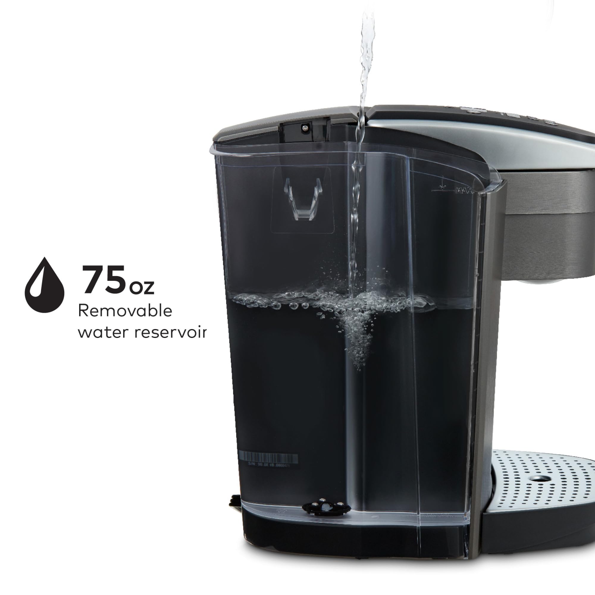 Keurig K-Elite Single Serve K-Cup Pod Coffee Maker, with Strength and Temperature Control, Iced Coffee Capability, 8 to 12oz Brew Size, Programmable, Brushed Slate - Image 8