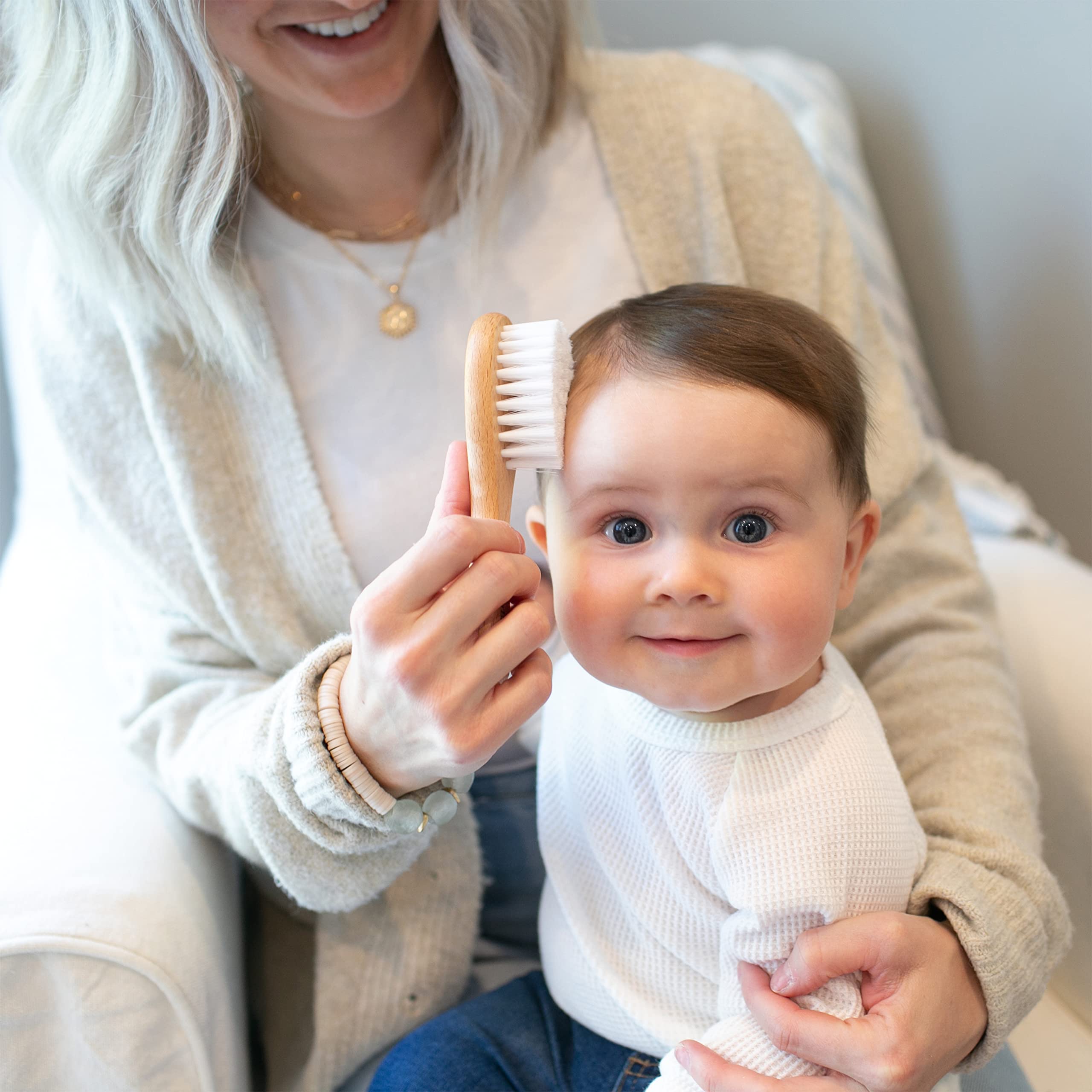 Dr. Brown's Soft and Safe Baby Brush + Comb - Image 2